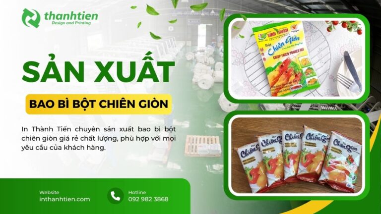 Xưởng bao bì bột chiên giòn