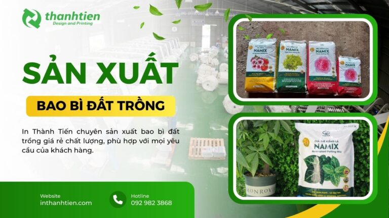 Xưởng bao bì đất trồng