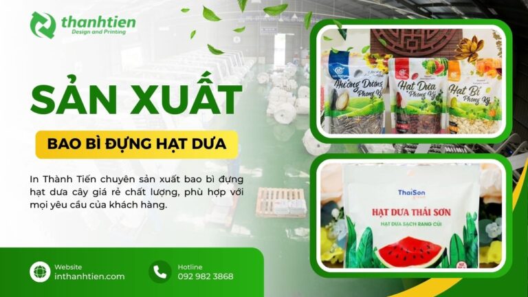 Xưởng bao bì hạt dưa