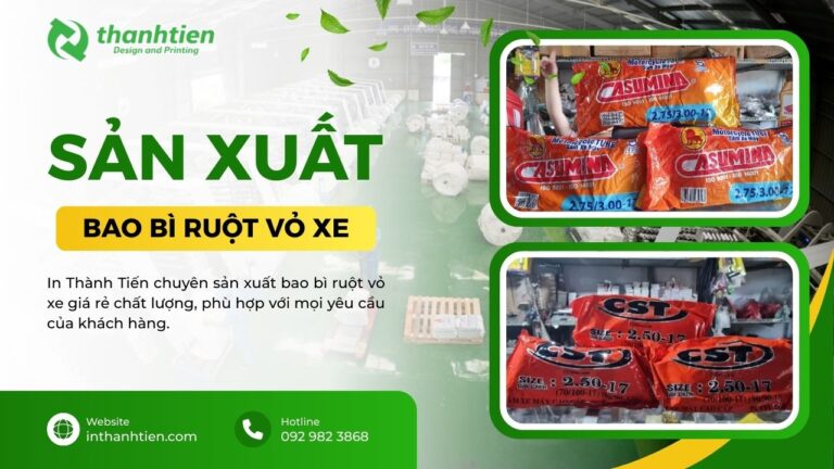 Xưởng bao bì ruột vỏ xe