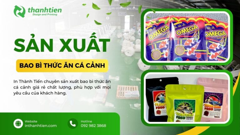 Xưởng bao bì thức ăn cá cảnh