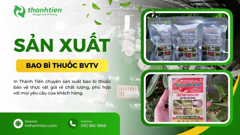 Xưởng sản xuất bao bì bvtv