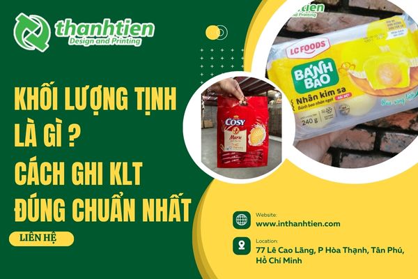 hướng dẫn khối lượng tịnh trên bao bì