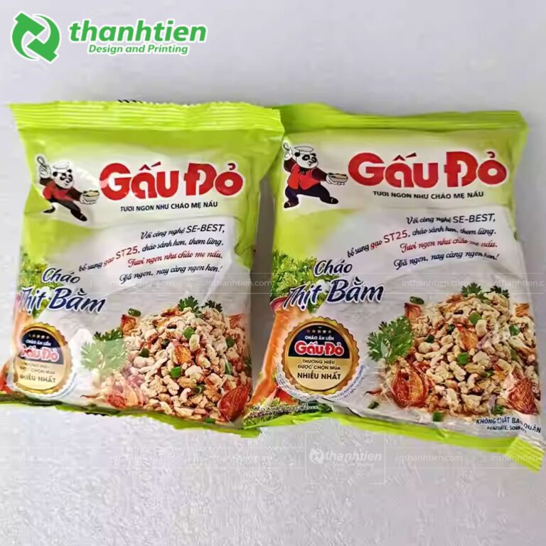 Bao bì cháo Gấu Đỏ