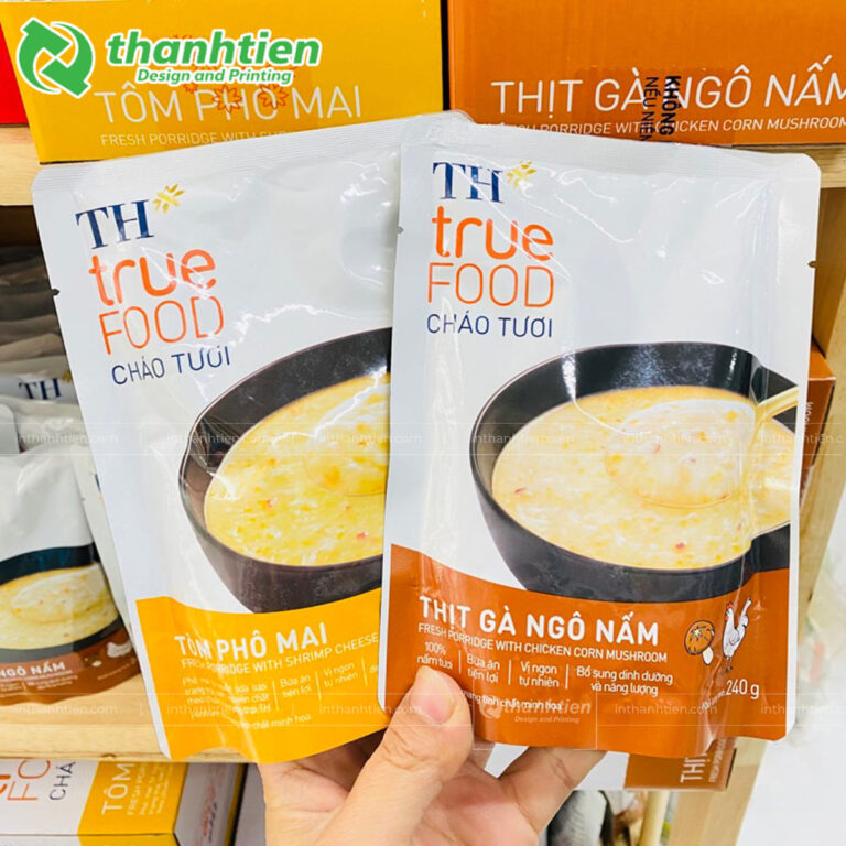 Bao bì cháo TH True Food