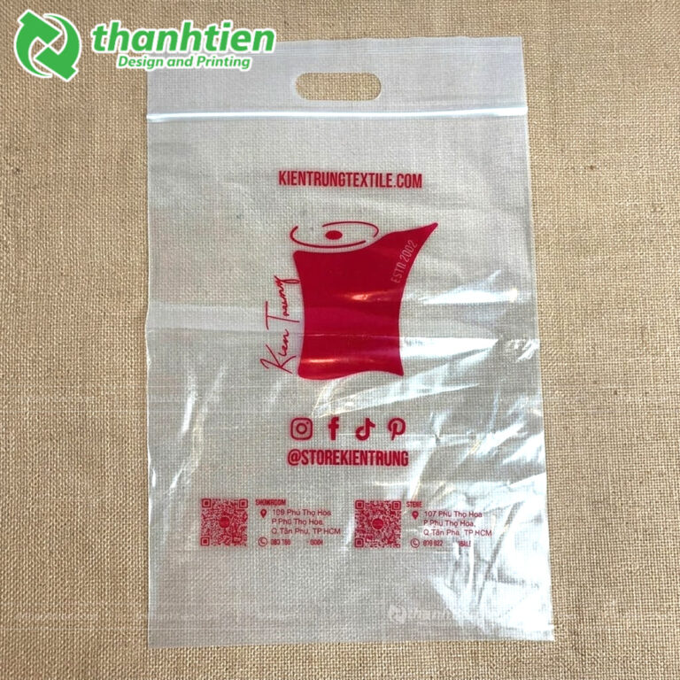 Bao bì đựng đồ thời trang có quai xách