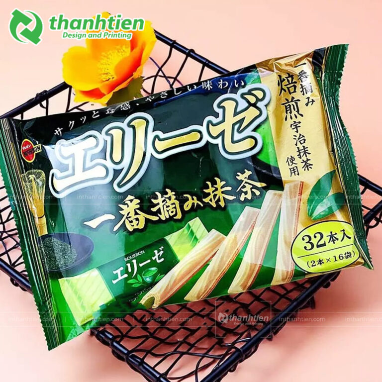 Bao bì hàn lưng đựng bánh quế
