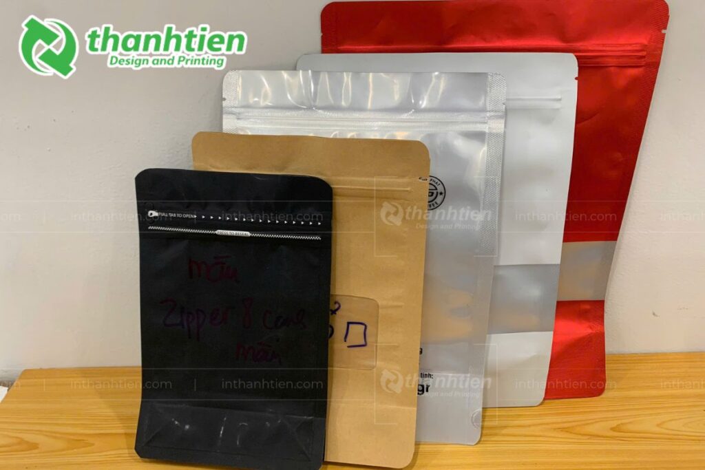 Một số mẫu túi zipper tại Thành