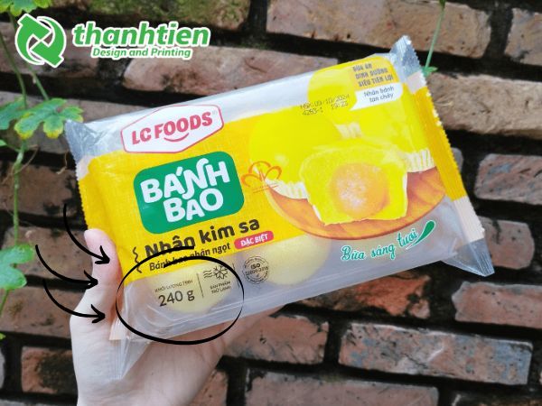 In khối lượng tịnh trên bao bì