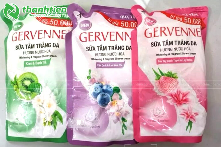 In ấn bao bì sữa tắm