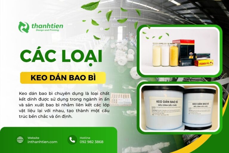 Tìm hiểu về keo dán bao bì