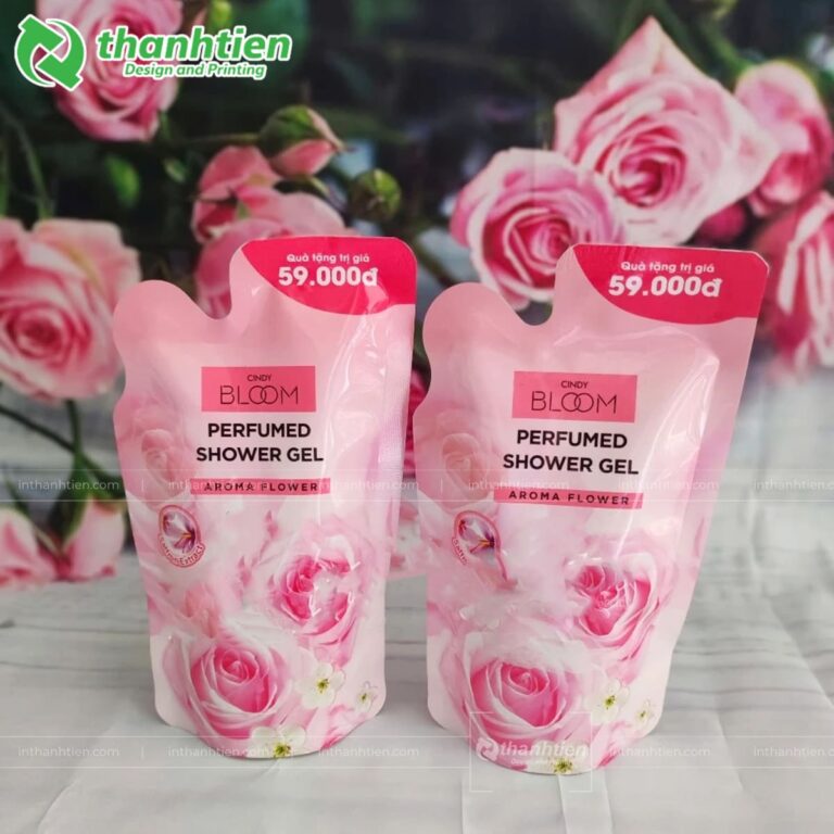 Túi đáy đứng đựng sữa tắm