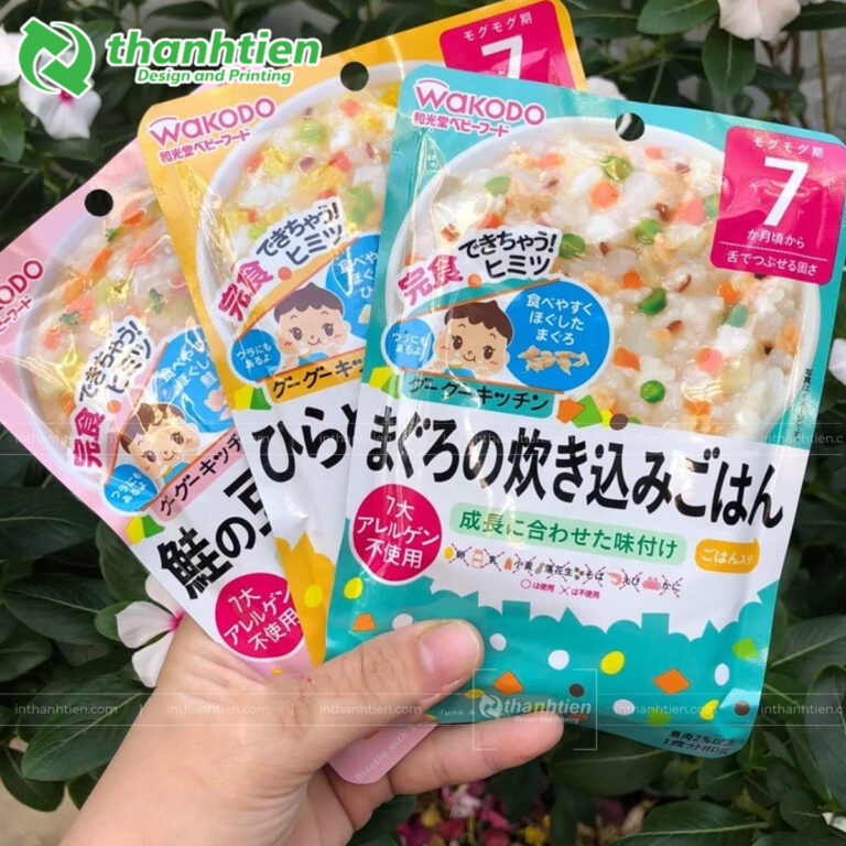 Túi đựng cháo đục lỗ treo