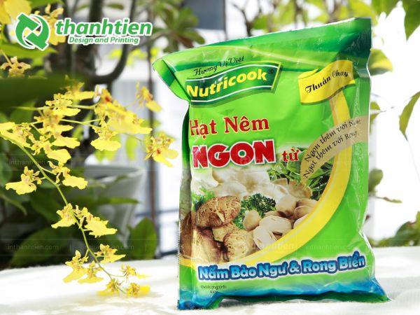bao bì hạt nêm chay