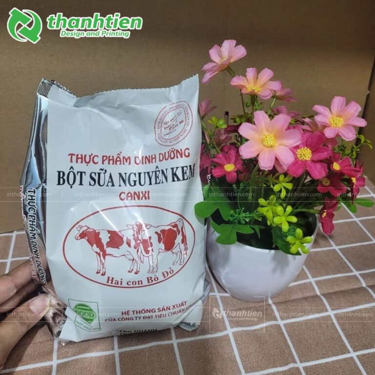 Túi nhôm 8 cạnh đựng bột sữa