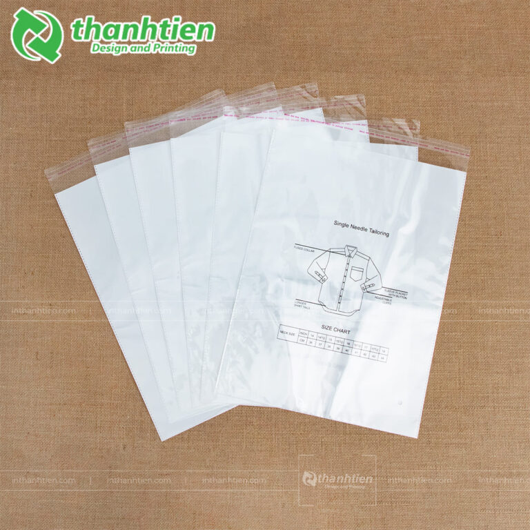 Túi OPP keo đóng gói quần áo