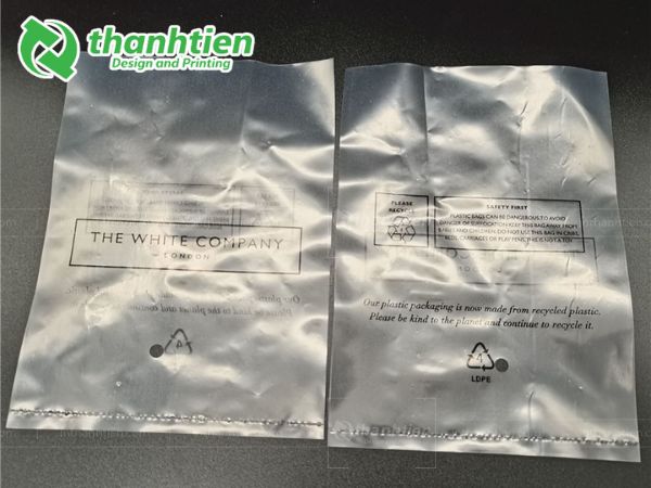 Túi poly trong suốt in cảnh báo