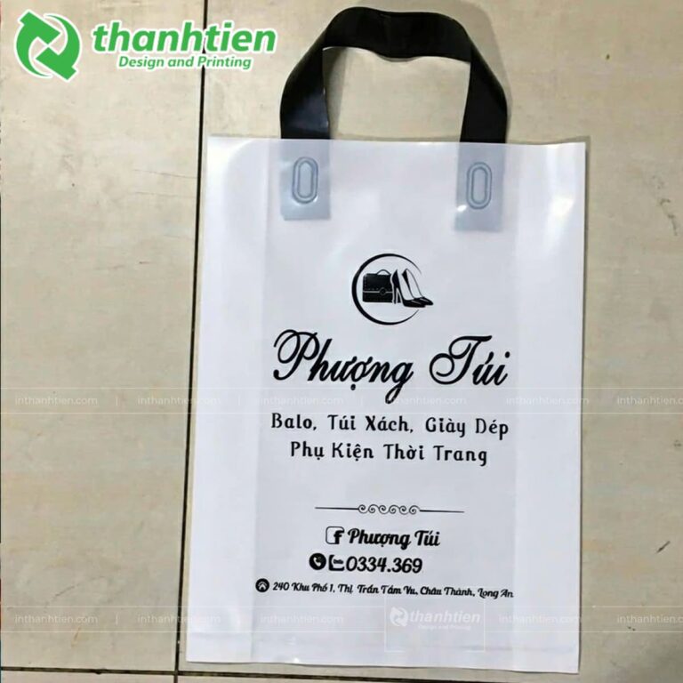 Túi quai ép PE trơn đựng quần áo