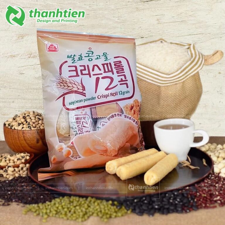 Túi zip đưng bánh quế