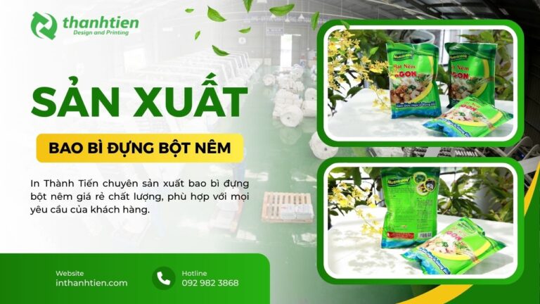 Xưởng bao bì bột nêm