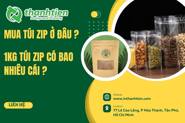 1kg túi zip bao nhiêu cái