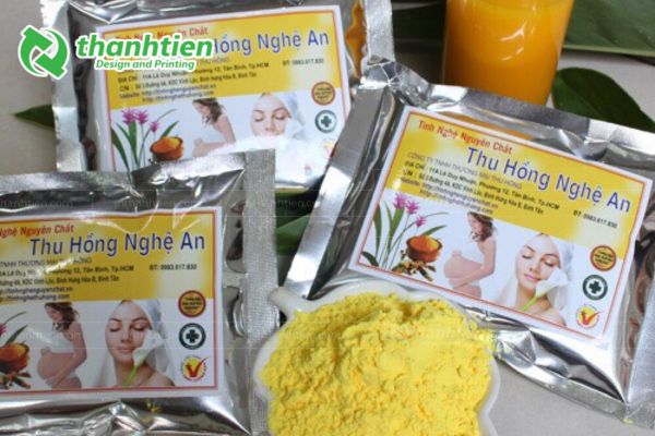 Túi nhôm đựng tinh bột nghệ