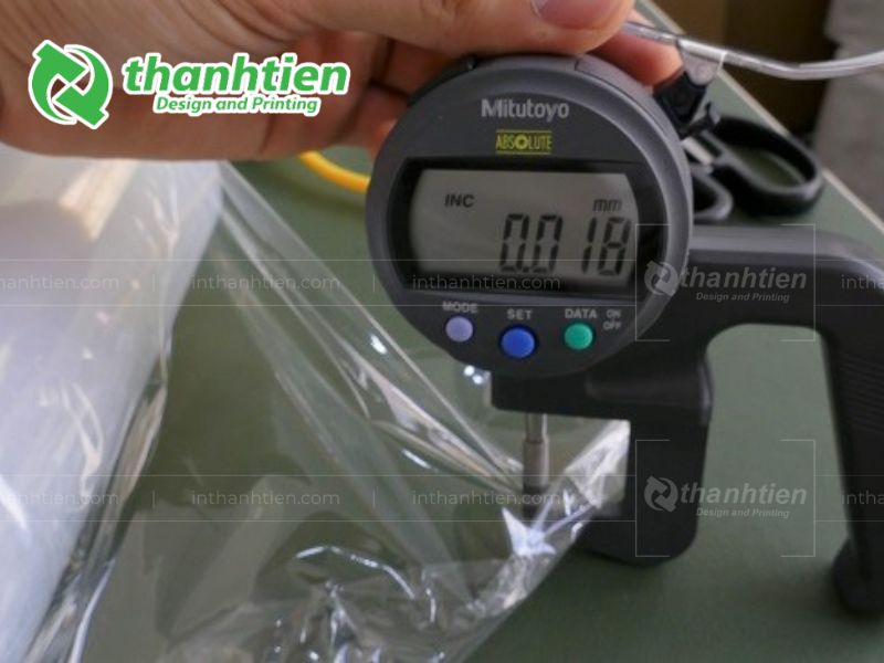 Cách đo độ dày của bao bì