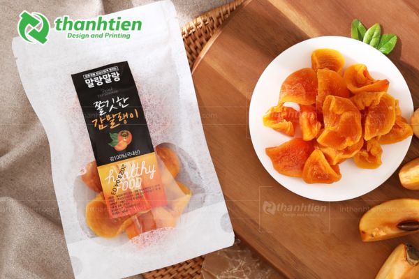 In ấn túi đựng hồng sấy dẻo