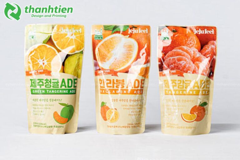 In túi đựng nước ép