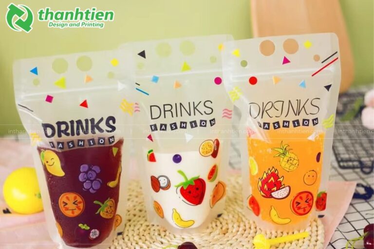 Mẫu túi đựng nước ép trái cây