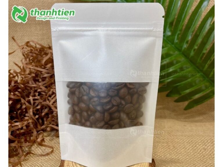 túi zip đấy đứng có cửa sổ tràn