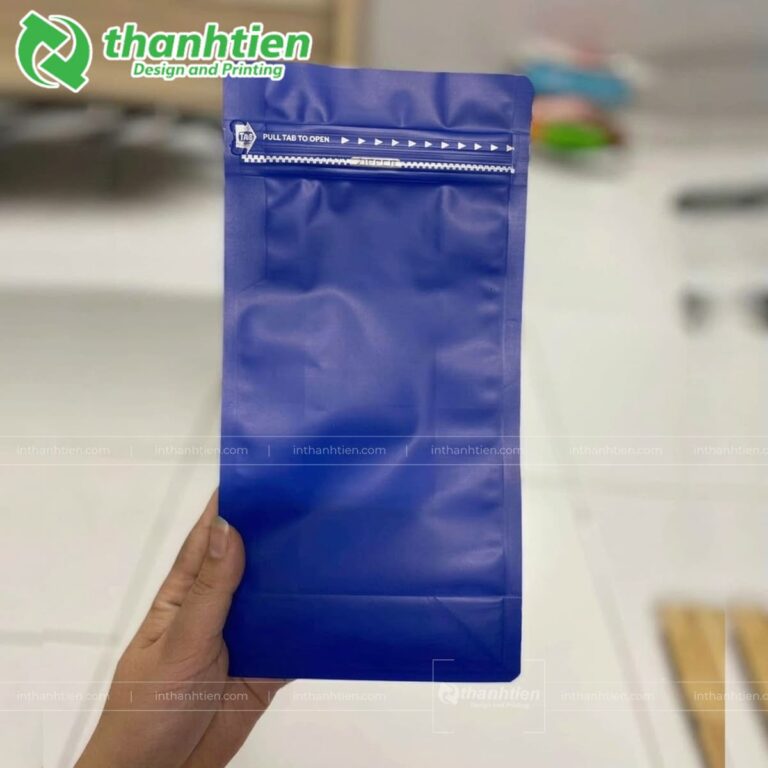 Túi 8 cạnh gắn khóa zip nhật