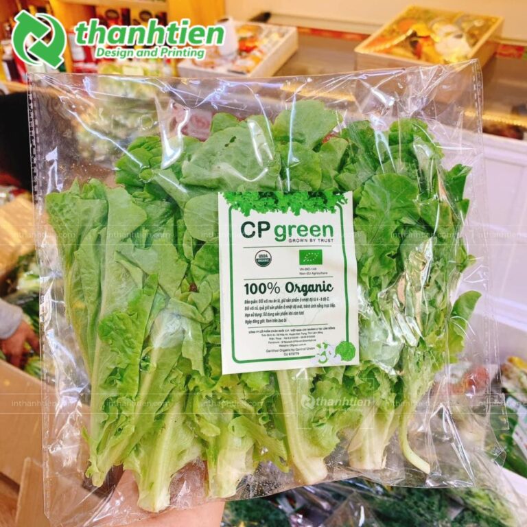 Túi bóng kính đựng rau