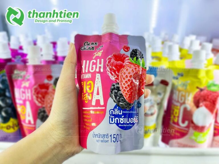 Túi có vòi đựng nước ép trái cây