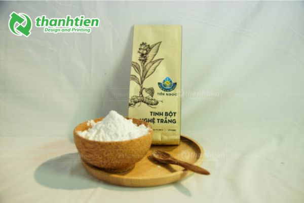 Túi giấy Kraft đựng tinh bột nghệ