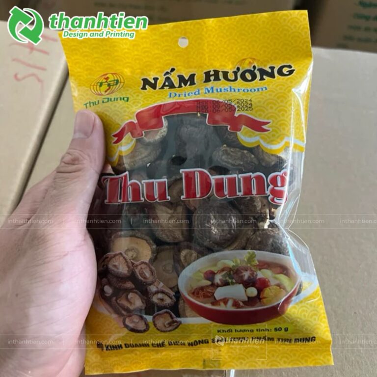 Túi hàn lưng đựng nấm