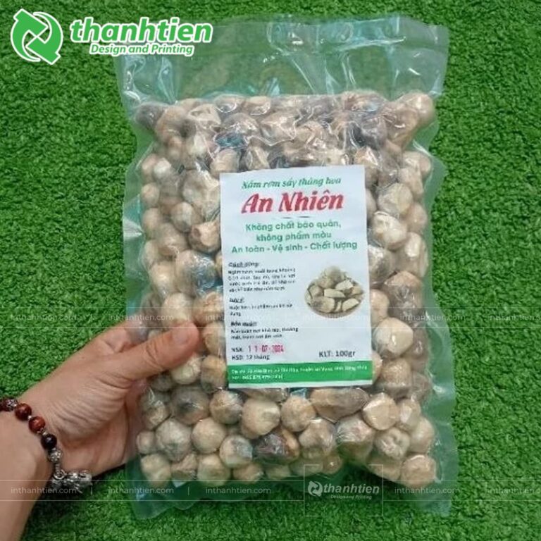 Túi PA hút chân không đựng nấm