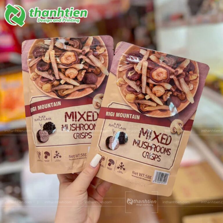 Túi zip ghép đựng nấm