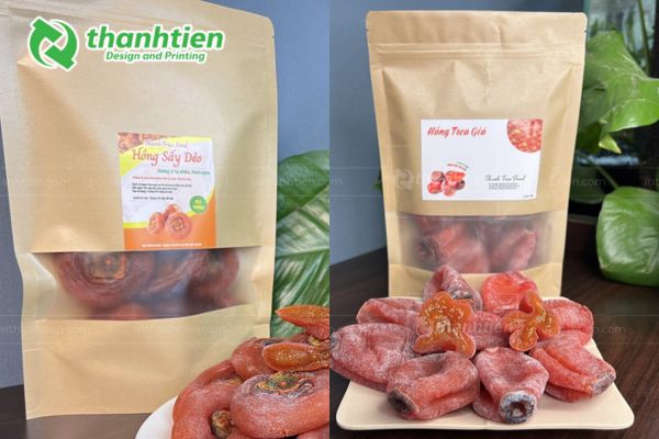 Túi zip giấy đựng hồng sấy dẻo