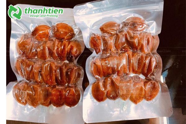 Túi zip hút chân không đựng hồng sấy