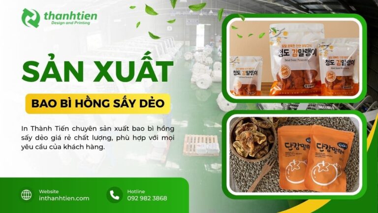 Xưởng bao bì hồng sấy