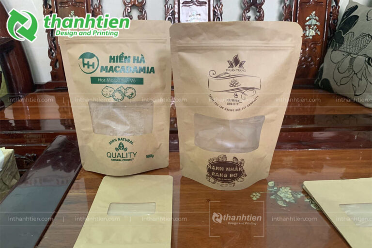 In túi zipper đẹp sắc nét