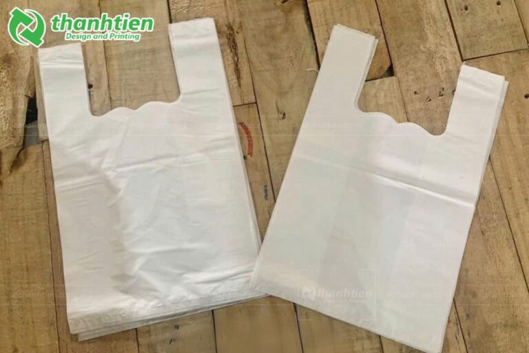 Túi tự hủy sinh học trắng trơn