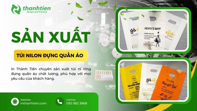 Xưởng túi ni lông đựng quần áo