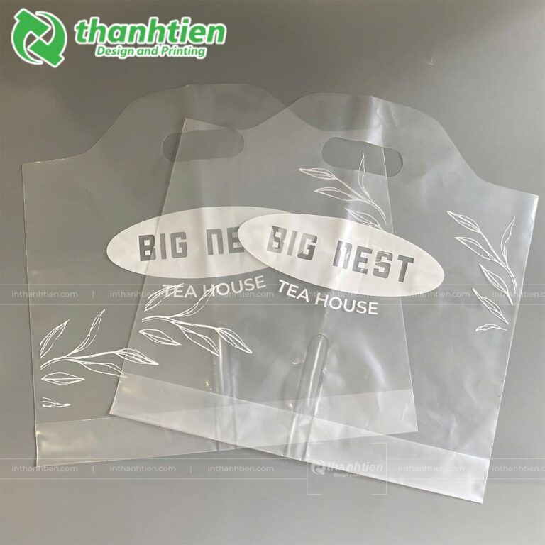 In túi đựng 2 ly trà sữa