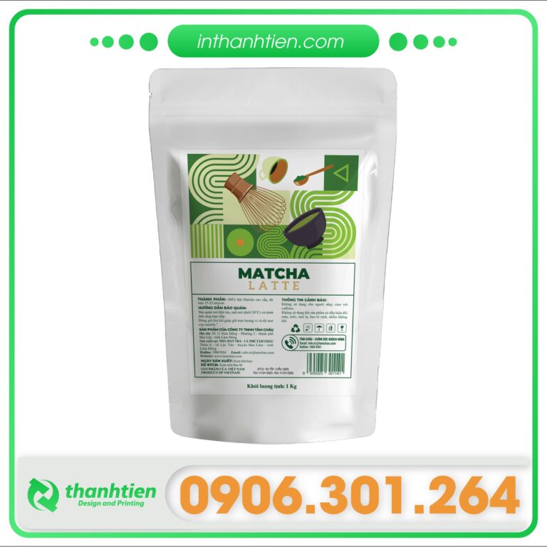 Bao bì bột matcha