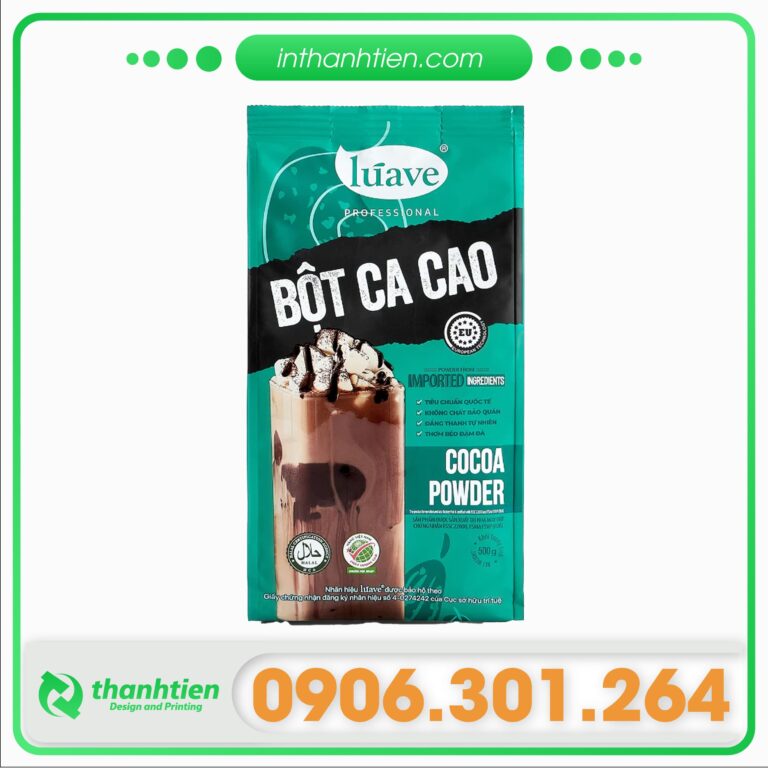 Bao bì đựng bột ca cao