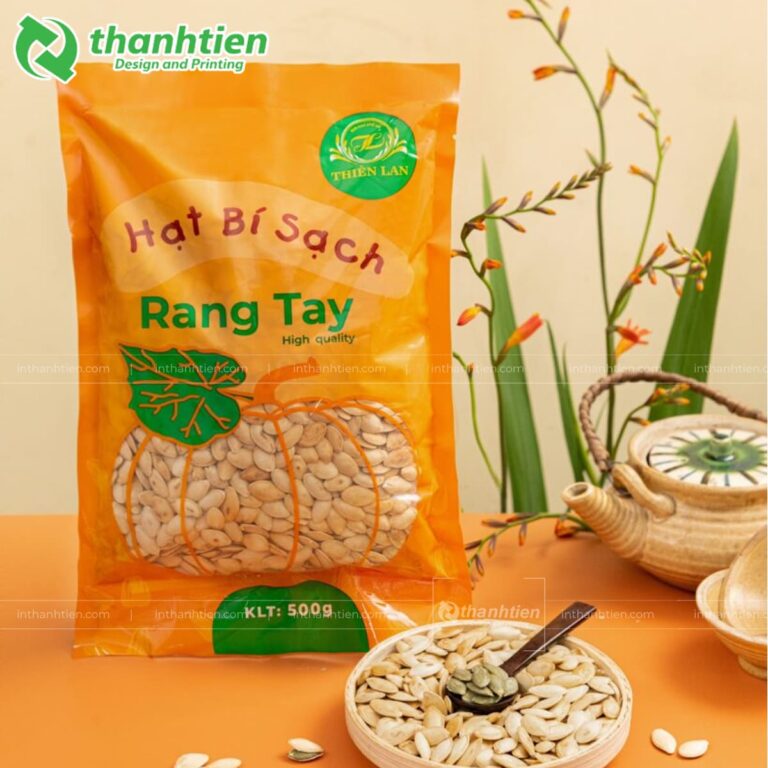 In túi đựng hạt bí đẹp