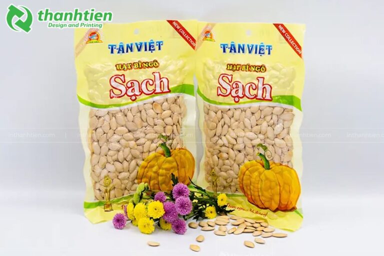Mẫu bao bì hạt bí đẹp