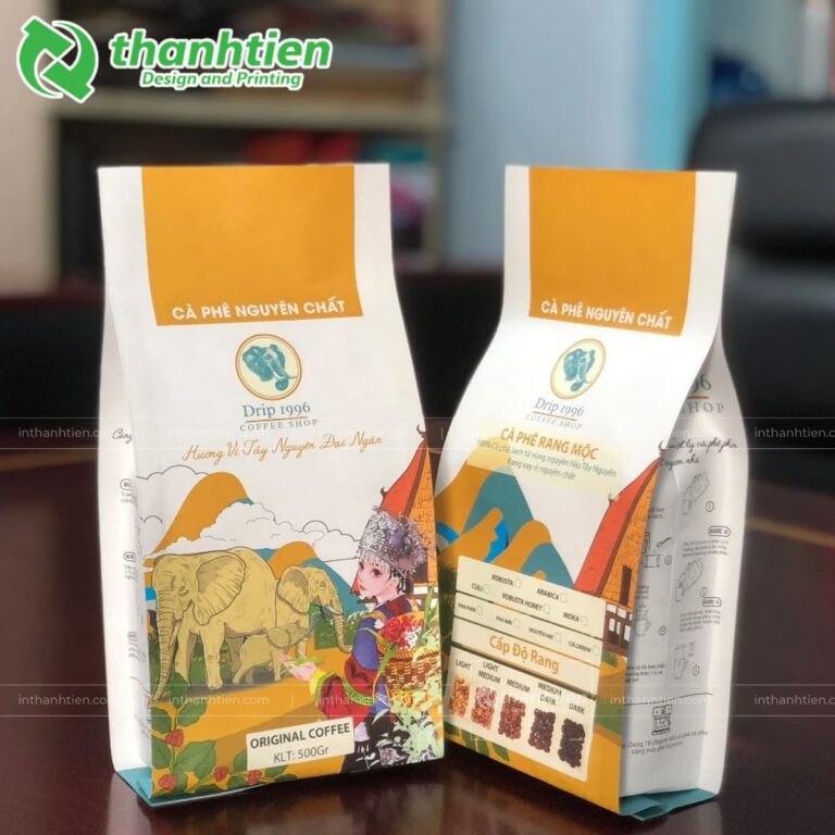 Mẫu túi giấy ghép màng đẹp